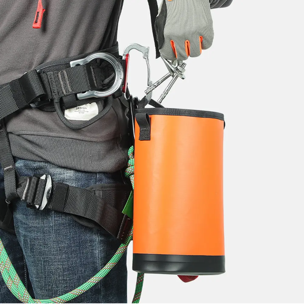 Portable High-Altitude Operation Tool Bag Wear-resistant Climbing Gear Equipment Bag Internal Pocket Multipurpose Pouch