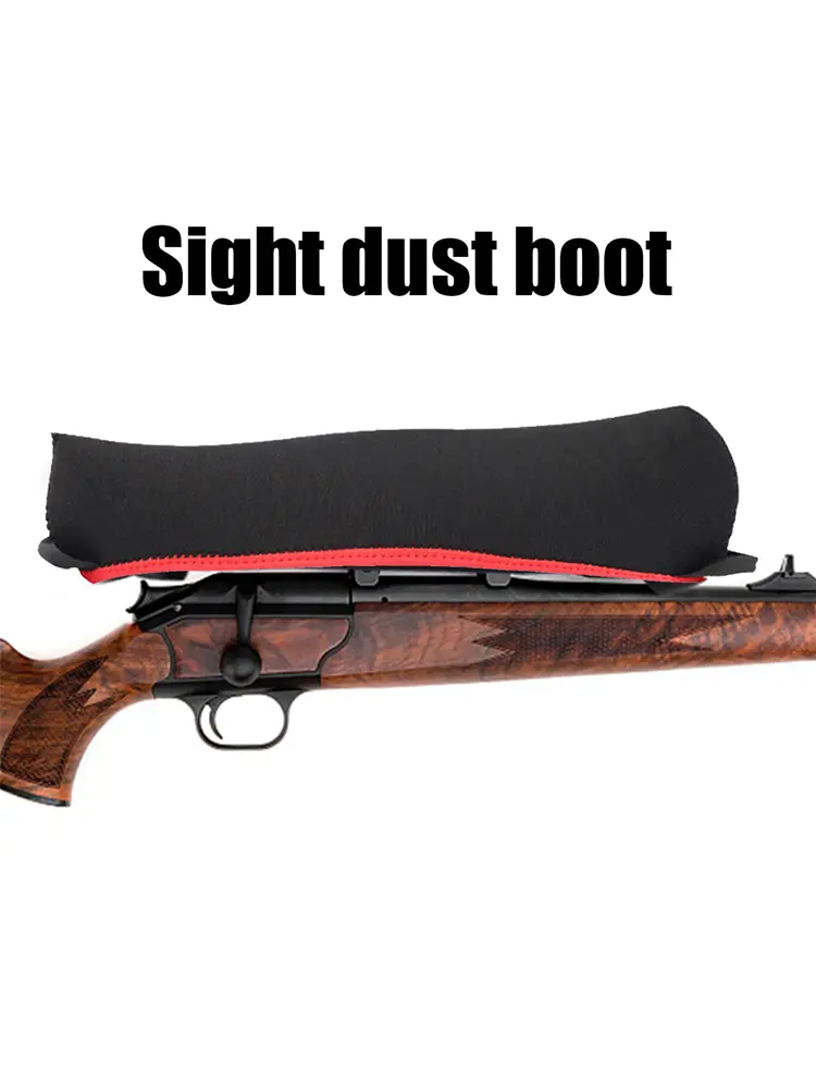 Scope Cover Dustproof Rifle Spotting Optics Lens Cover Protective Cover Outdoor Hunting Gun Scope Cover Fits 10 in Length Scopes
