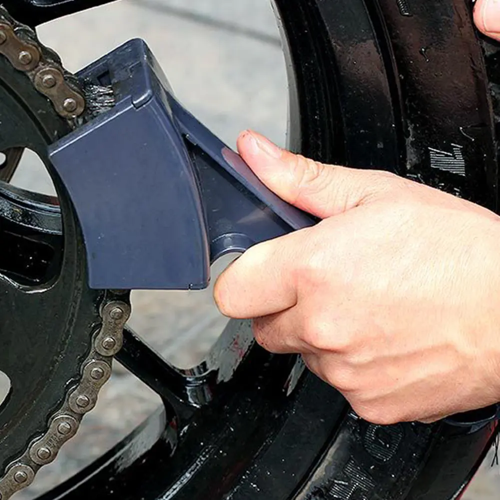Motorcycle Cleaning Brush Bike Chain Cleaning Brush Motorcycle Chain Maintenance Cleaning Brush Electric Motorcycle Accessories