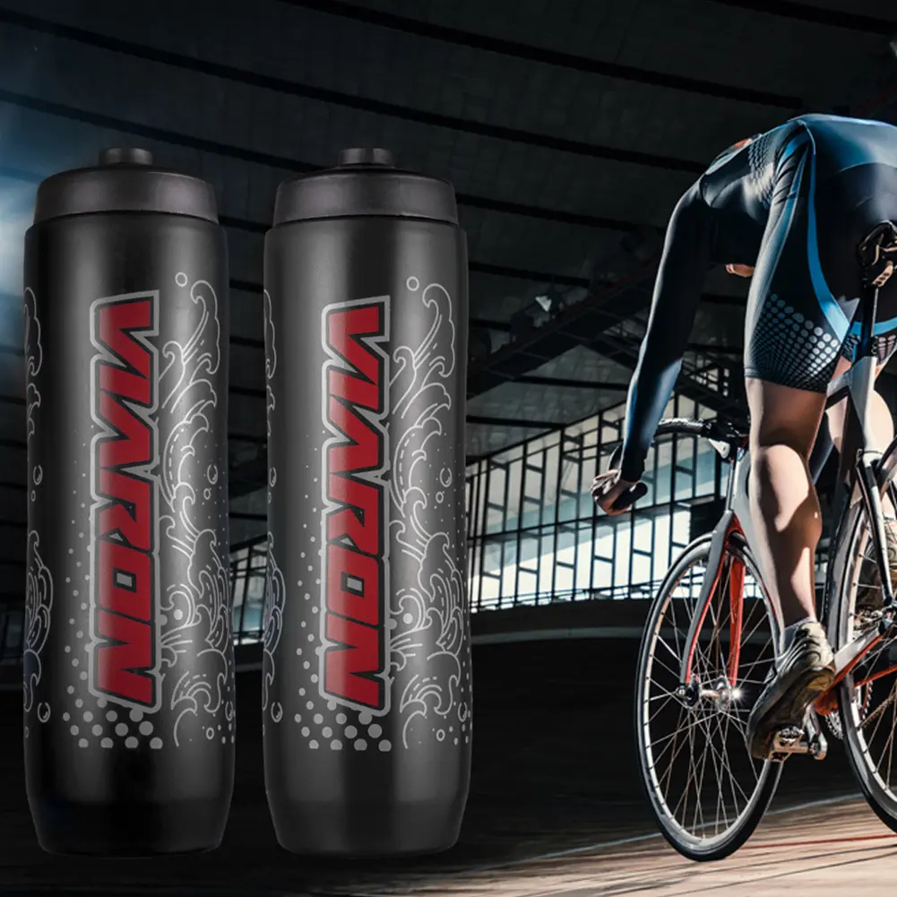 1000ml Mountain Road Bike Bottle Portable Sports Squeeze Mug Leak-Proof Lightweight Drinking Bottle for Outdoor Running Climbing
