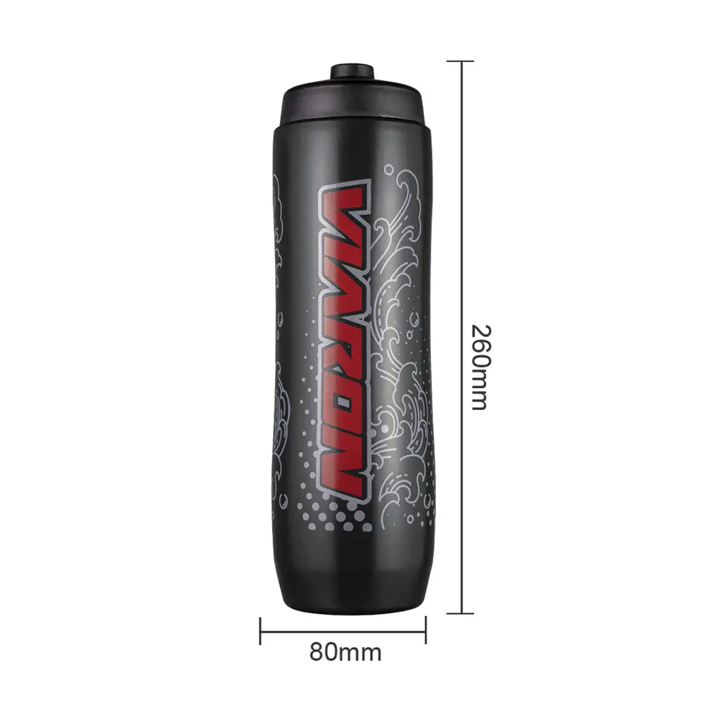 1000ml Mountain Road Bike Bottle Portable Sports Squeeze Mug Leak-Proof Lightweight Drinking Bottle for Outdoor Running Climbing