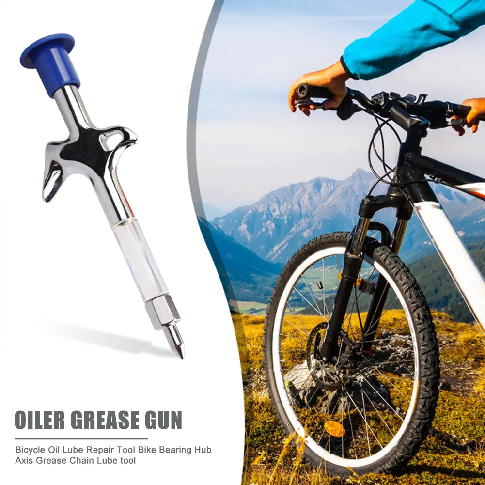Mountain MTB Bike Lubricant Grease Gun Bicycle Repair Service Tools Accessories