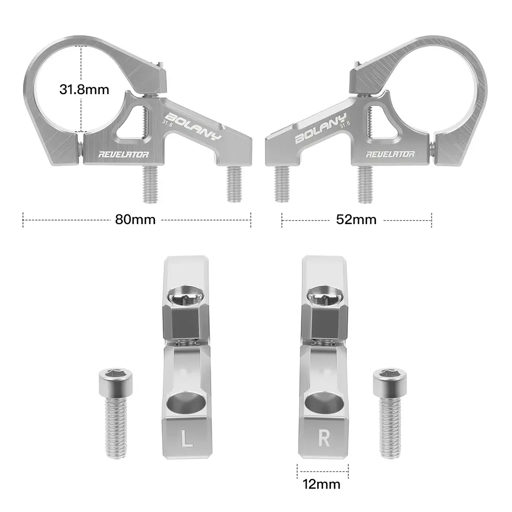 Handlebar Riser Adjustable Handlebar Extension Mount Lightweight Bike Stem Riser Bike Handlebar Extender Cycling Accessories