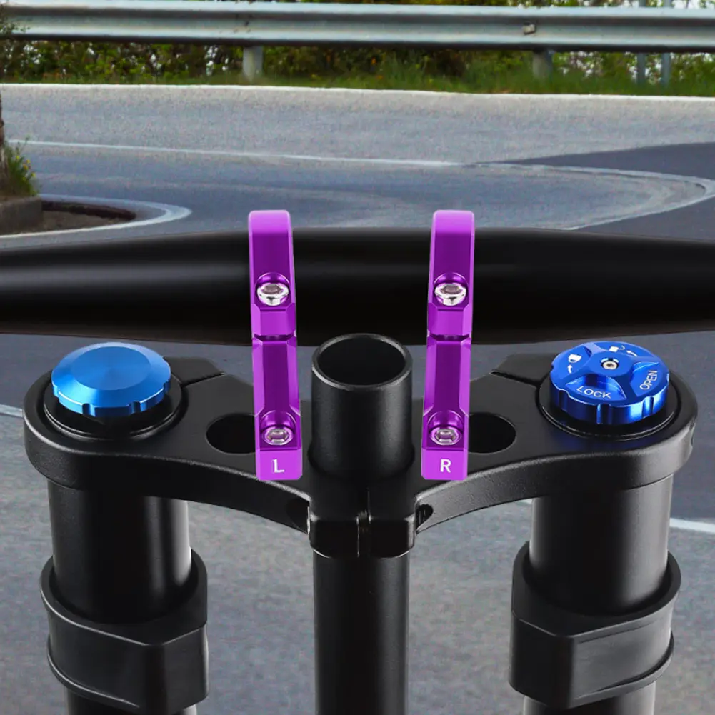 Handlebar Riser Adjustable Handlebar Extension Mount Lightweight Bike Stem Riser Bike Handlebar Extender Cycling Accessories