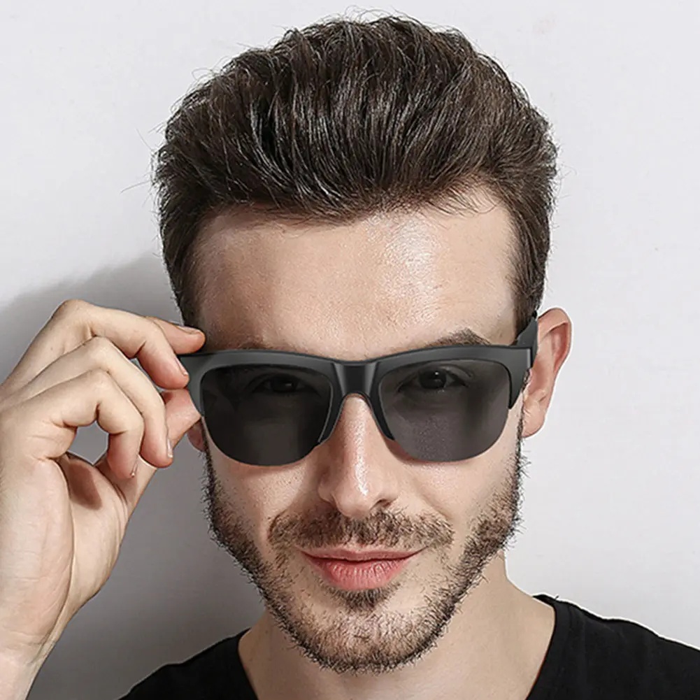 BT Sunglasses Built-in Mic & Speakers Audio Glasses UV Protection Outdoor Sports Headphones for Men & Women