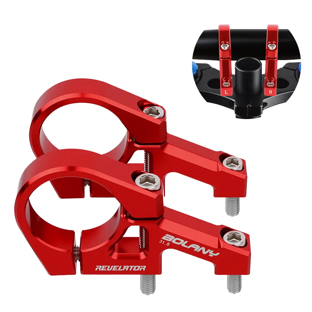 Handlebar Riser Adjustable Handlebar Extension Mount Lightweight Bike Stem Riser Bike Handlebar Extender Cycling Accessories