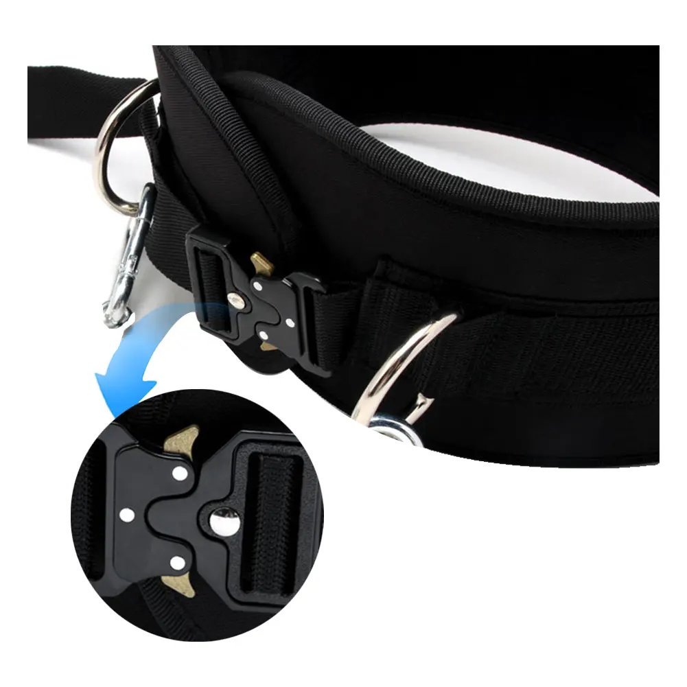 Fitness Dip Belt with 31inch Long Chain D-Ring Exercise Body Building Belt Gym Lifting Belt for Powerlifting Squat Bodybuilding