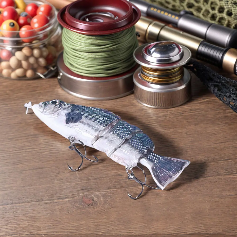 Robotic Swimming Lures USB Rechargeable Auto Electric Lure Bait Fishing Wobblers Fishing Lure Crankbait for Pike Bass Trout