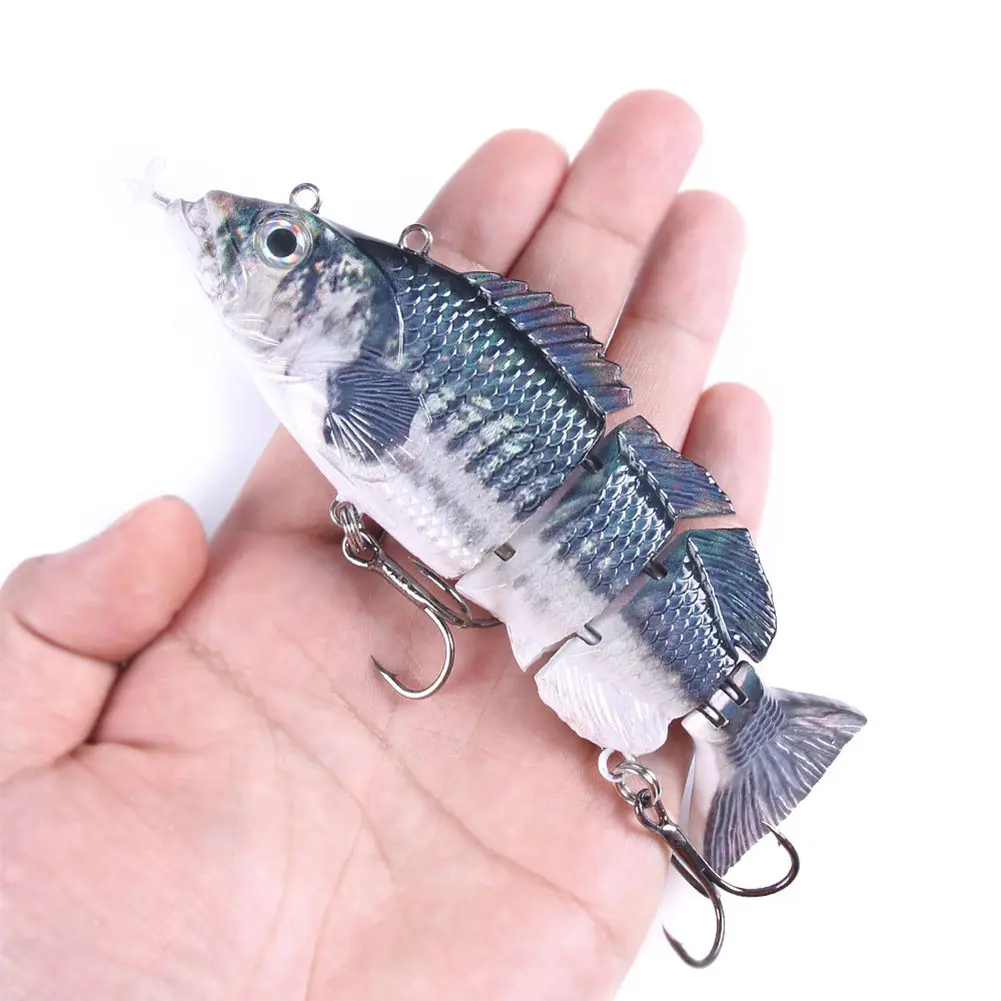 Robotic Swimming Lures USB Rechargeable Auto Electric Lure Bait Fishing Wobblers Fishing Lure Crankbait for Pike Bass Trout