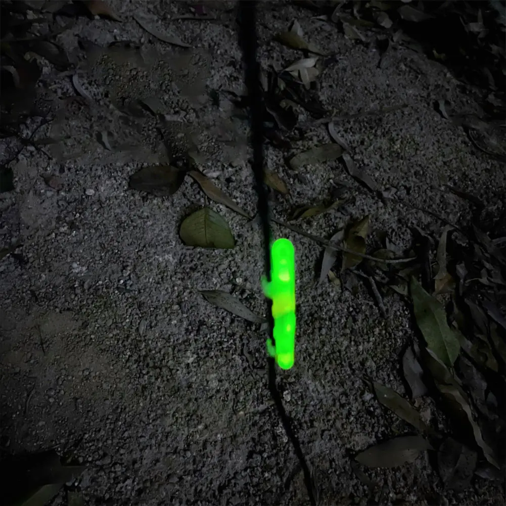 Wind Rope Warning Light Waterproof Tent String Lamp Wind Rope Decoration Light for Outdoor Camping Picnic