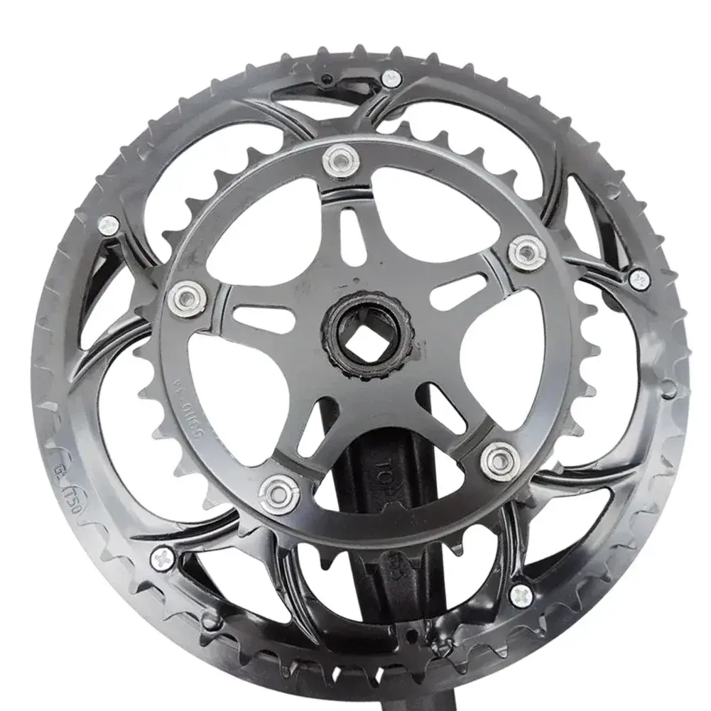 Bicycle 50/34T 8-10speed Road Bike Speed 165mm Aluminum Alloy Square Hole Crank Crankset Bicycle Parts