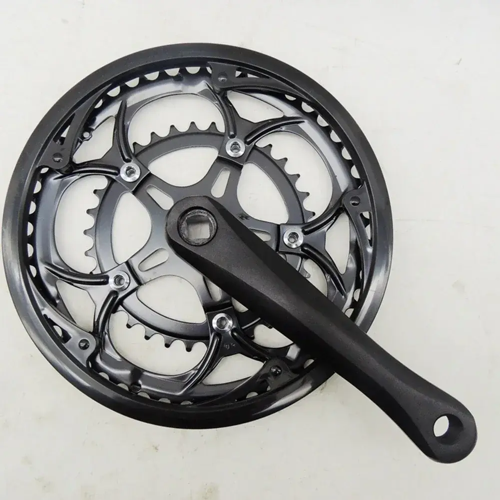 Bicycle 50/34T 8-10speed Road Bike Speed 165mm Aluminum Alloy Square Hole Crank Crankset Bicycle Parts
