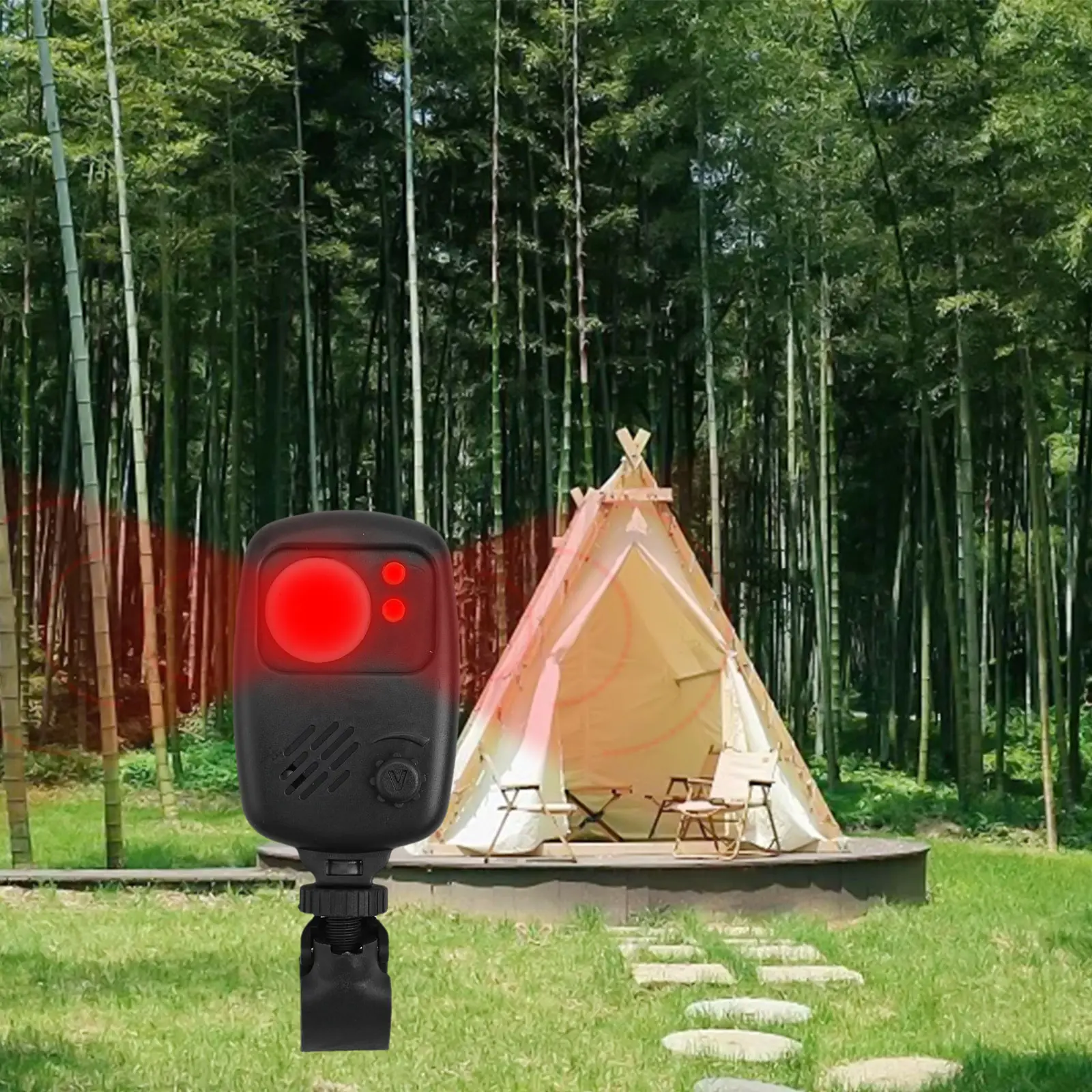 Infrared Motion Sensor Alarm Fishing Infrared Sensor Outdoor Activities Camping Fishing Infrared Sensor 2024