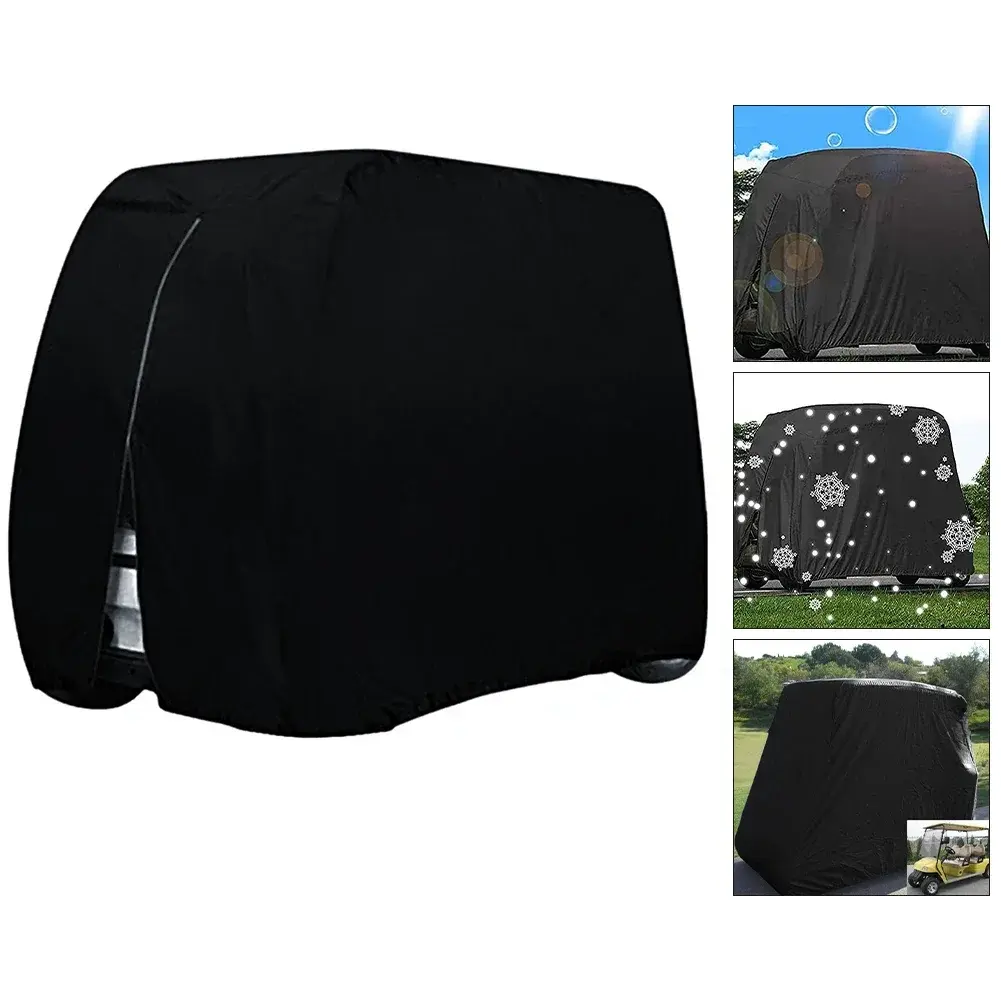 Golf Cart Protective Cover with High Durability and Weather Resistance Features Designed Specifically for Outdoor Conditions