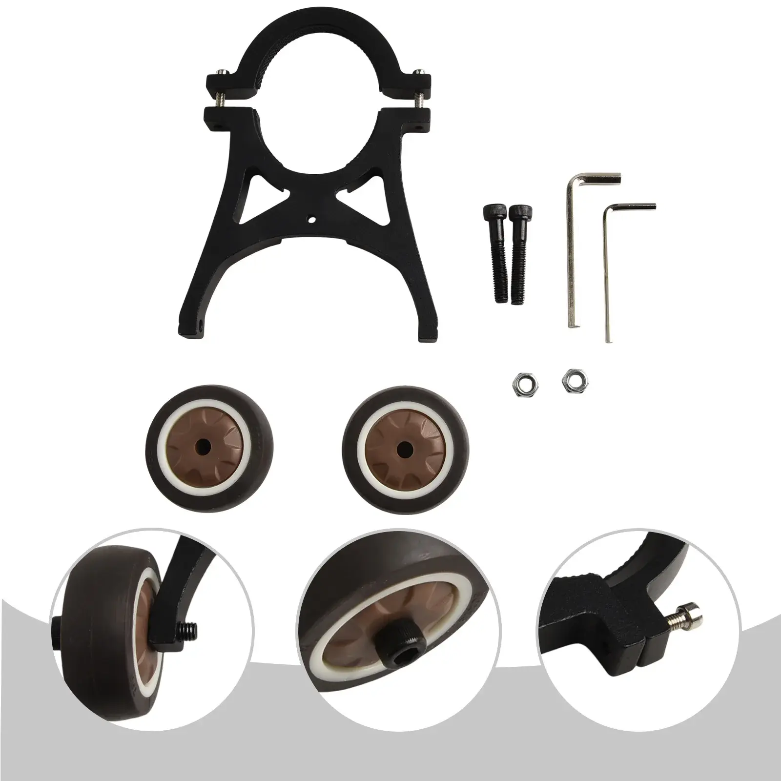 Folding Scooter Stand Electric Scooter Stand Scooter Storage 155*155mm Size 229g Weight Aluminum Material Easy Installation