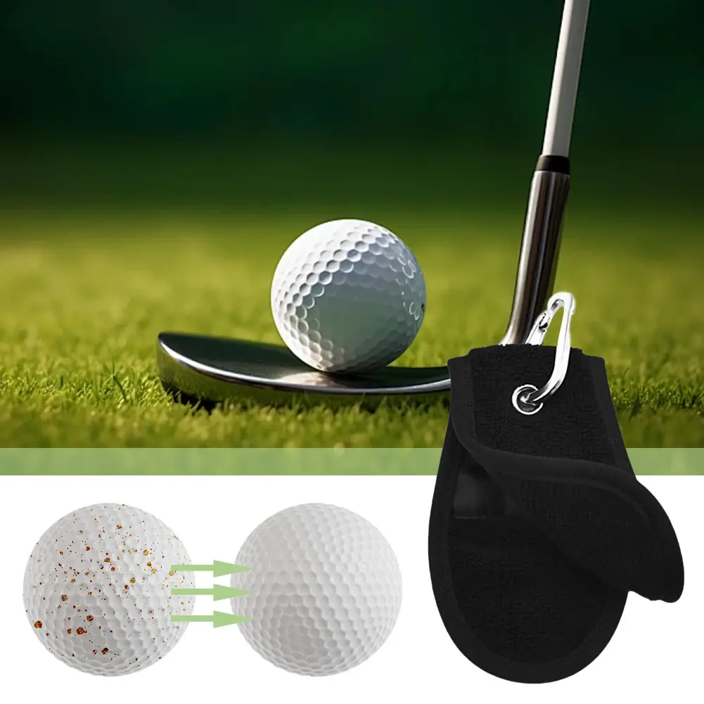 1/2/3/5PCS Portable Golf Ball Cleaner with Hanging Clip Golf Ball Washer Golf Cleaning Tool Golf Gifts for Men