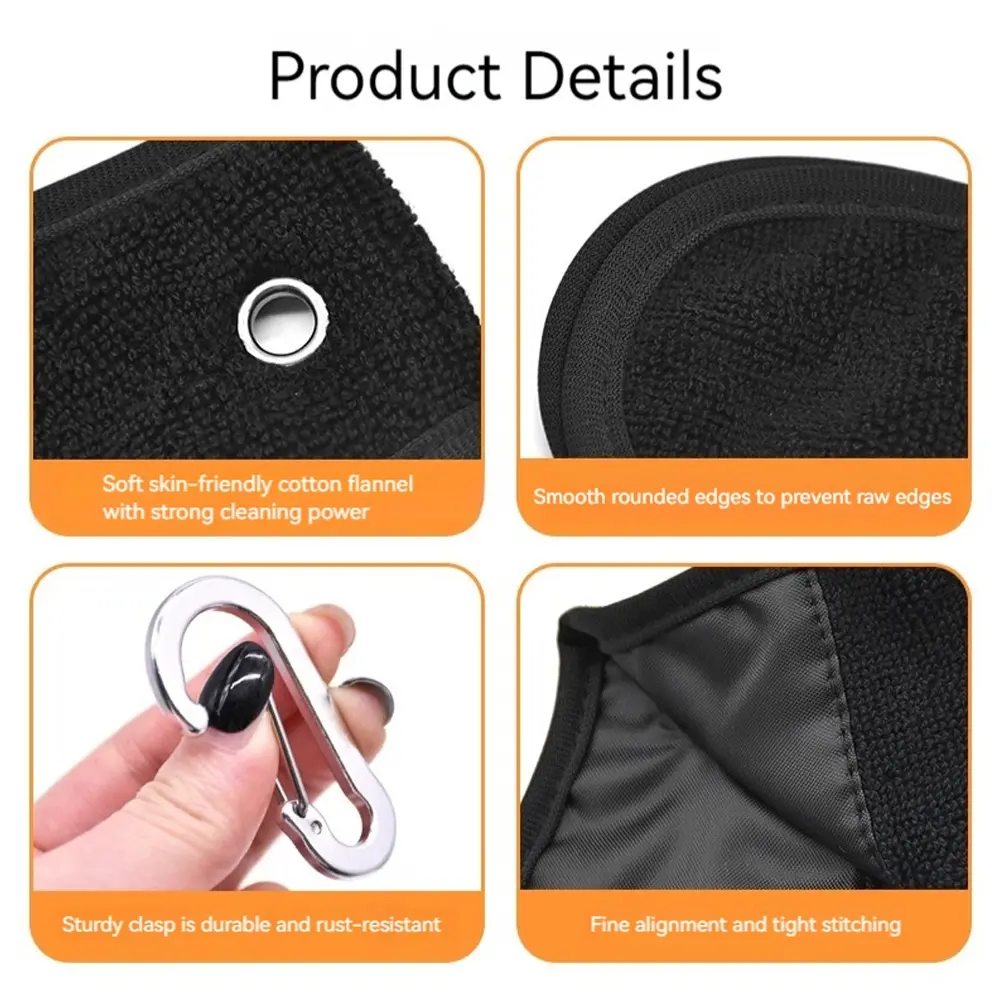 1/2/3/5PCS Portable Golf Ball Cleaner with Hanging Clip Golf Ball Washer Golf Cleaning Tool Golf Gifts for Men