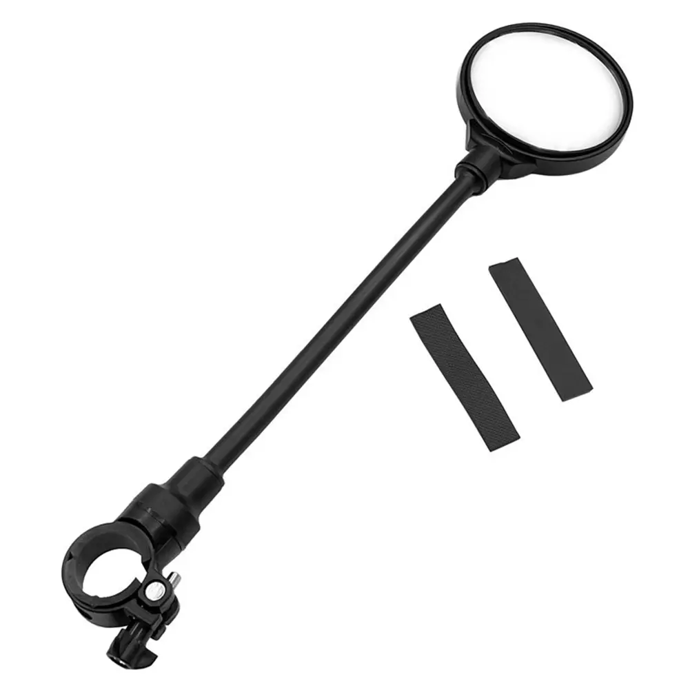 Bicycle Mirror Rear View Glass Bendable Hose Adjustable Cycling Wide Range Back Sight Reflector Wide Range Cycling Accessories