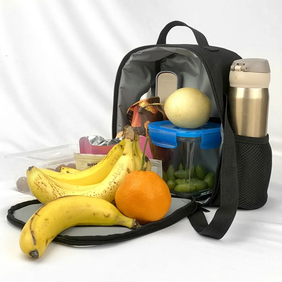 Custom Funny Graffiti Set Cartoon Street Style Insulated Lunch Bags for Camping Travel Thermal Cooler Bento Box Women Children