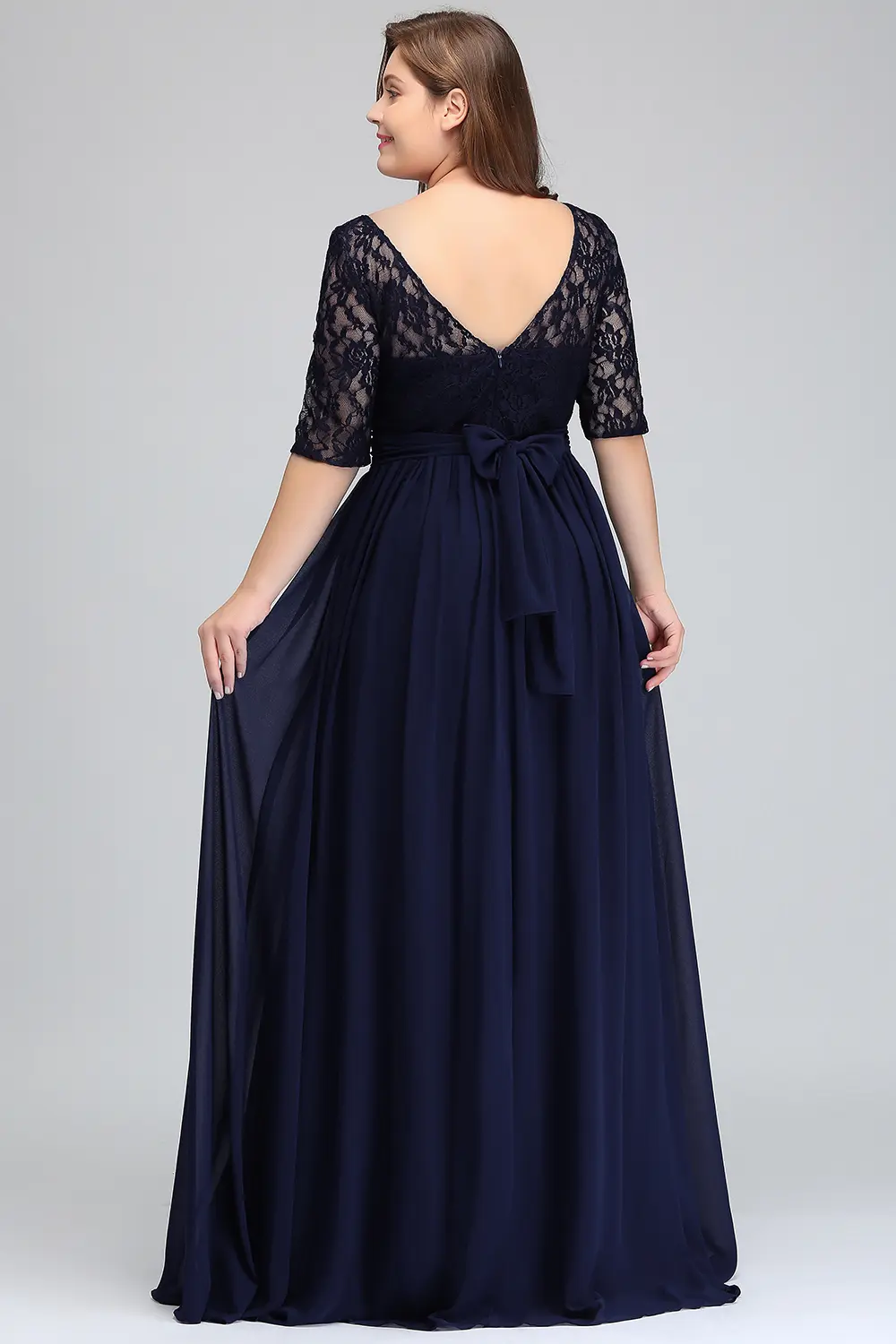 Burgundy Plus Size Bridesmaid Dresses Long V Back Sleeveless Evening Party Prom Gowns A-line Birthday Gift Women Robe De Soiree