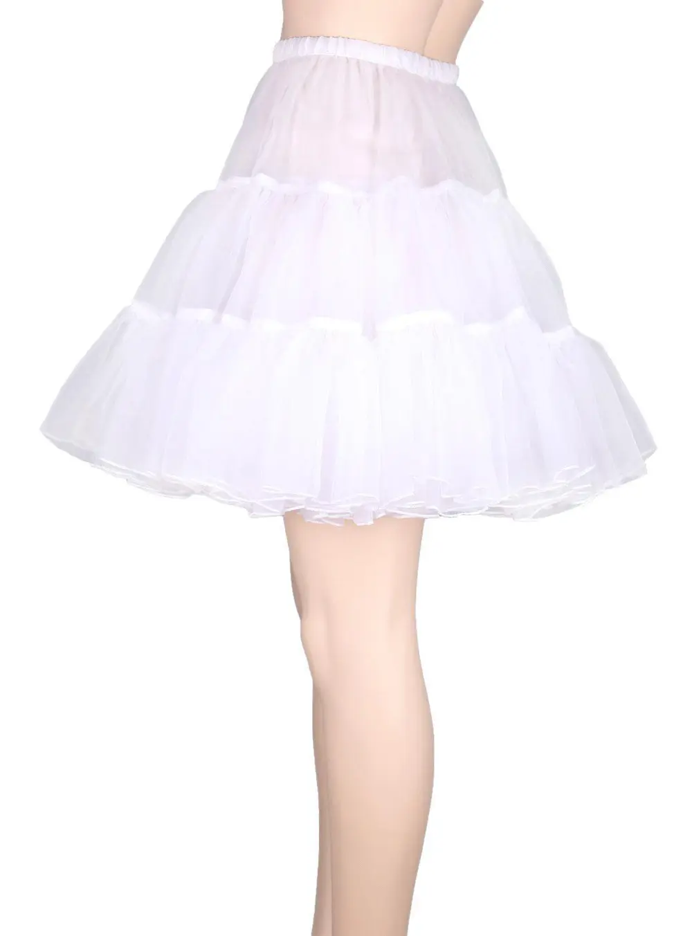 High Quality Colorful Girl's Tutu Net Petticoat Underskirt White Black Pink Red Short Mariage Petticoats For Wedding Dress