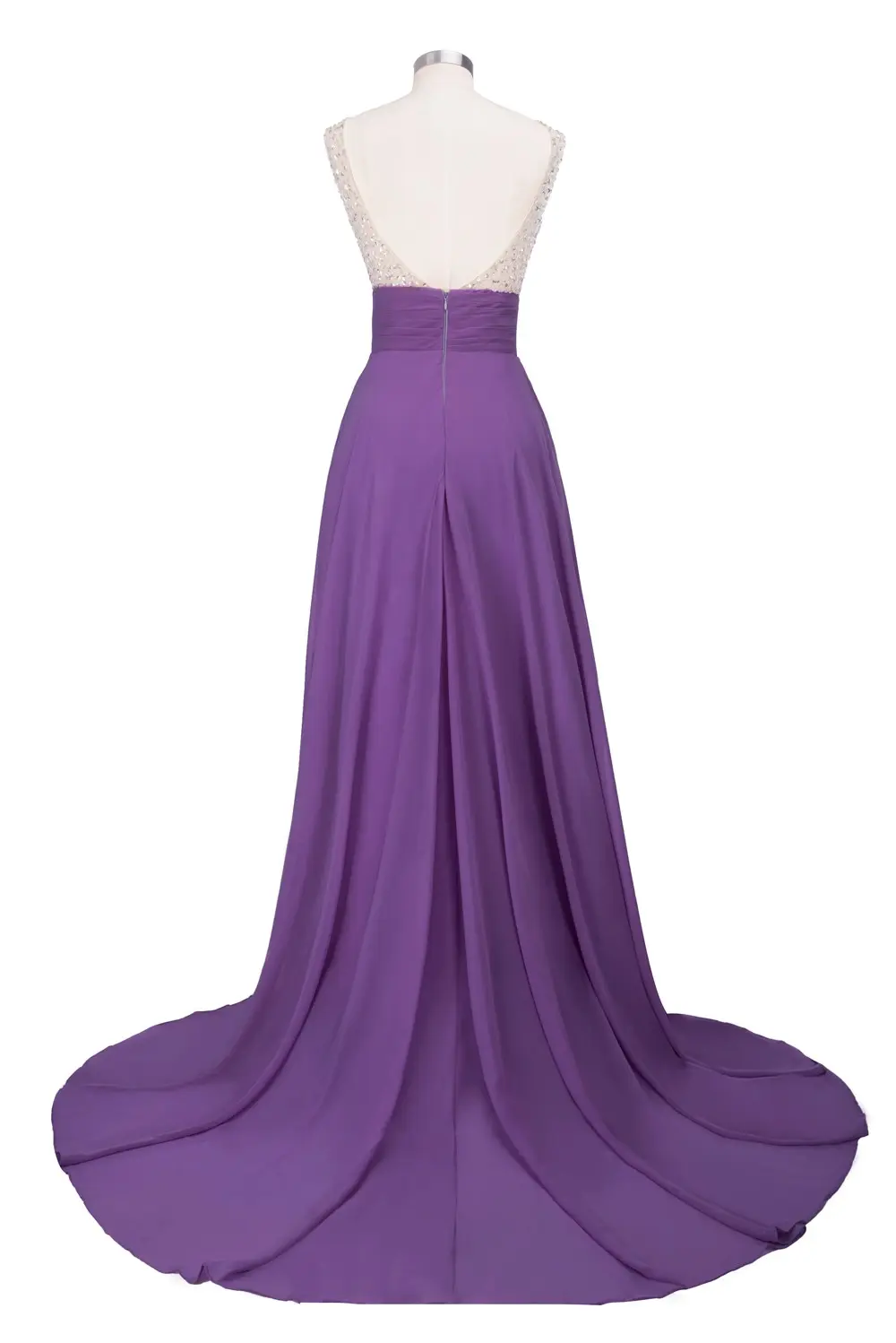 Sparkly Sequin Beaded Chiffon Evening Dresses Swwetheart A Line Pleat Illusion Formal Party Prom Gown For Bride Vestido De Festa