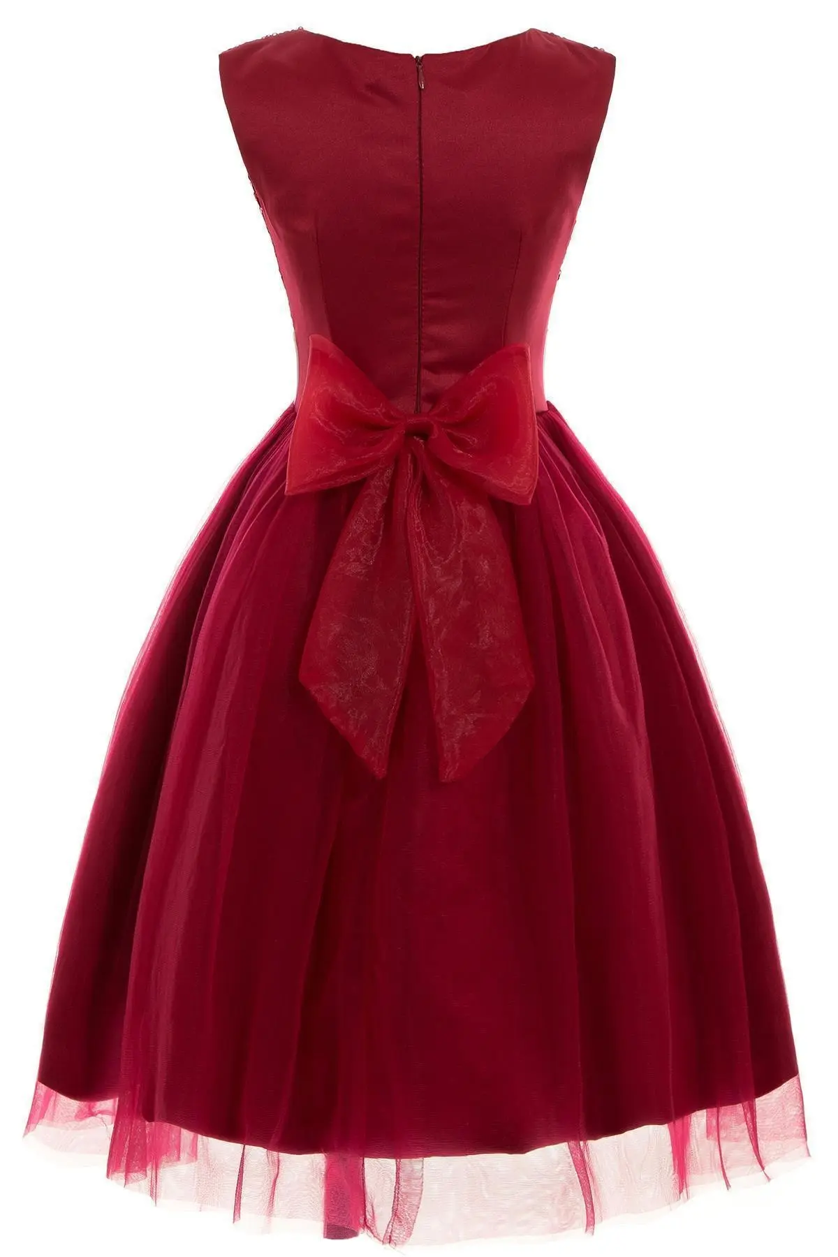 Burgundy Tulle Sequin Flower Girl Dresses Cute With White Flower Satin Sashes Wedding Party Ball Gown Toddler Birthday For Bride