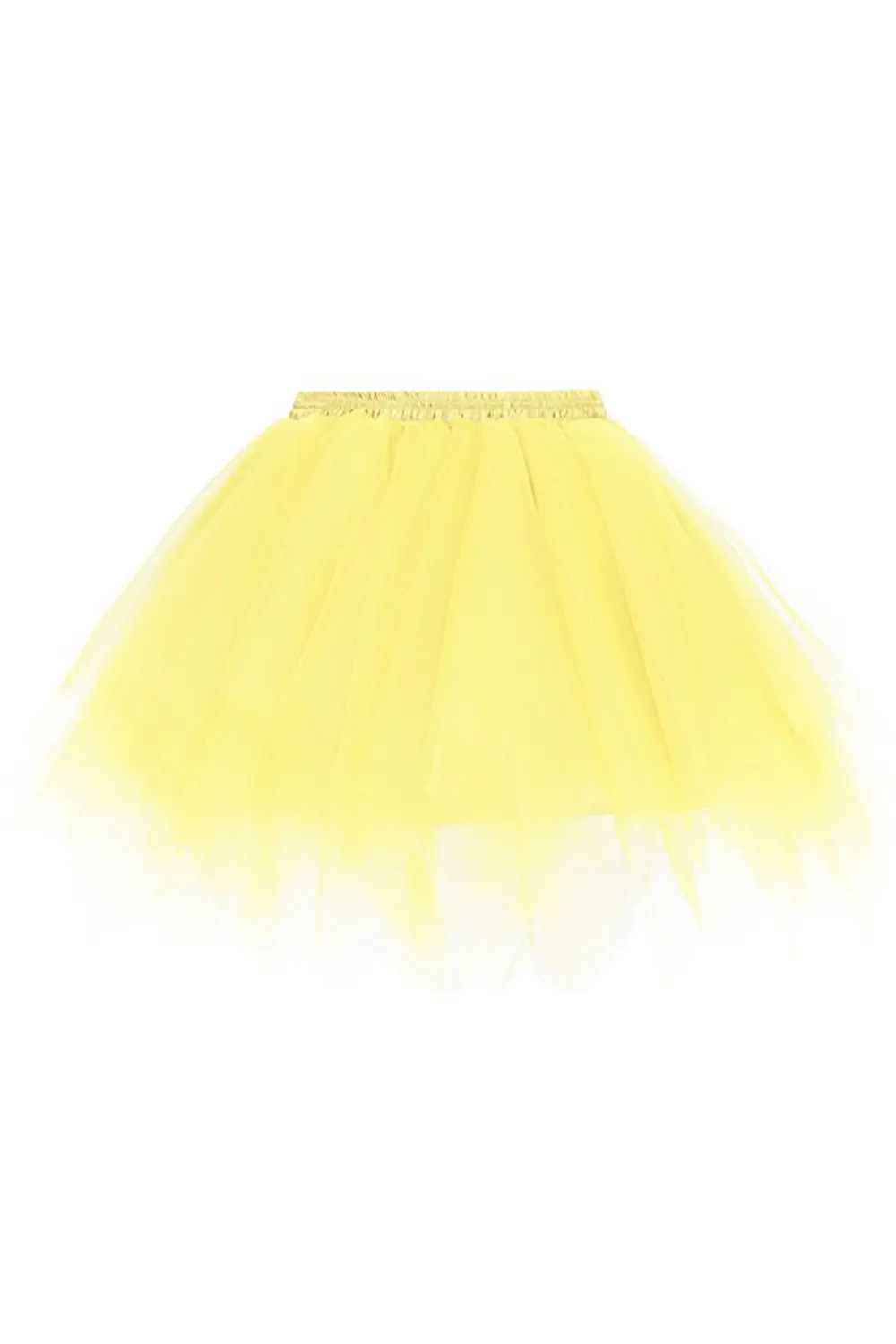 Halloween Mini Tutu Skirts Irregular Layered Tulle Elastic Waist Short Skirt Petticoat Vintage 80s Rockabilly Party Dance Dress