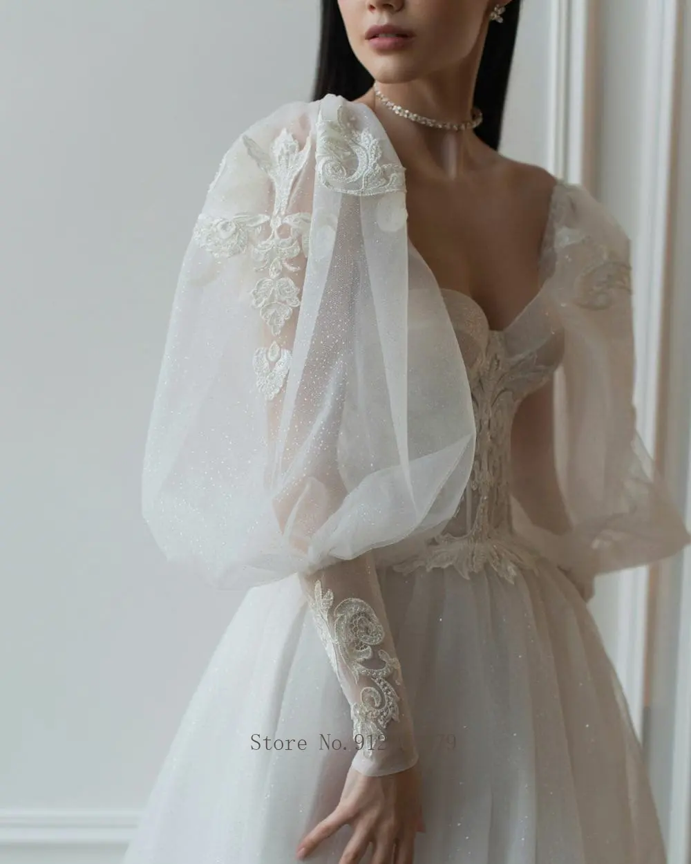 Fairy Boho Wedding Dresses 2025 Puff Sleeve Princess Vintage Bride Dress Lace Wedding Gowns Corset Back Strapless Robe De Mariee
