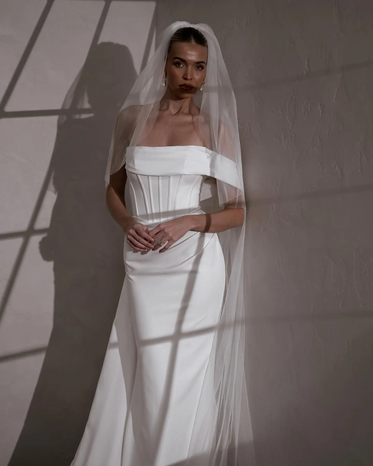 Modern One Shoulder Pleat Satin mermaid Weddding Dresses Long Rubbin Custom Made 2025 Vestido De Noival