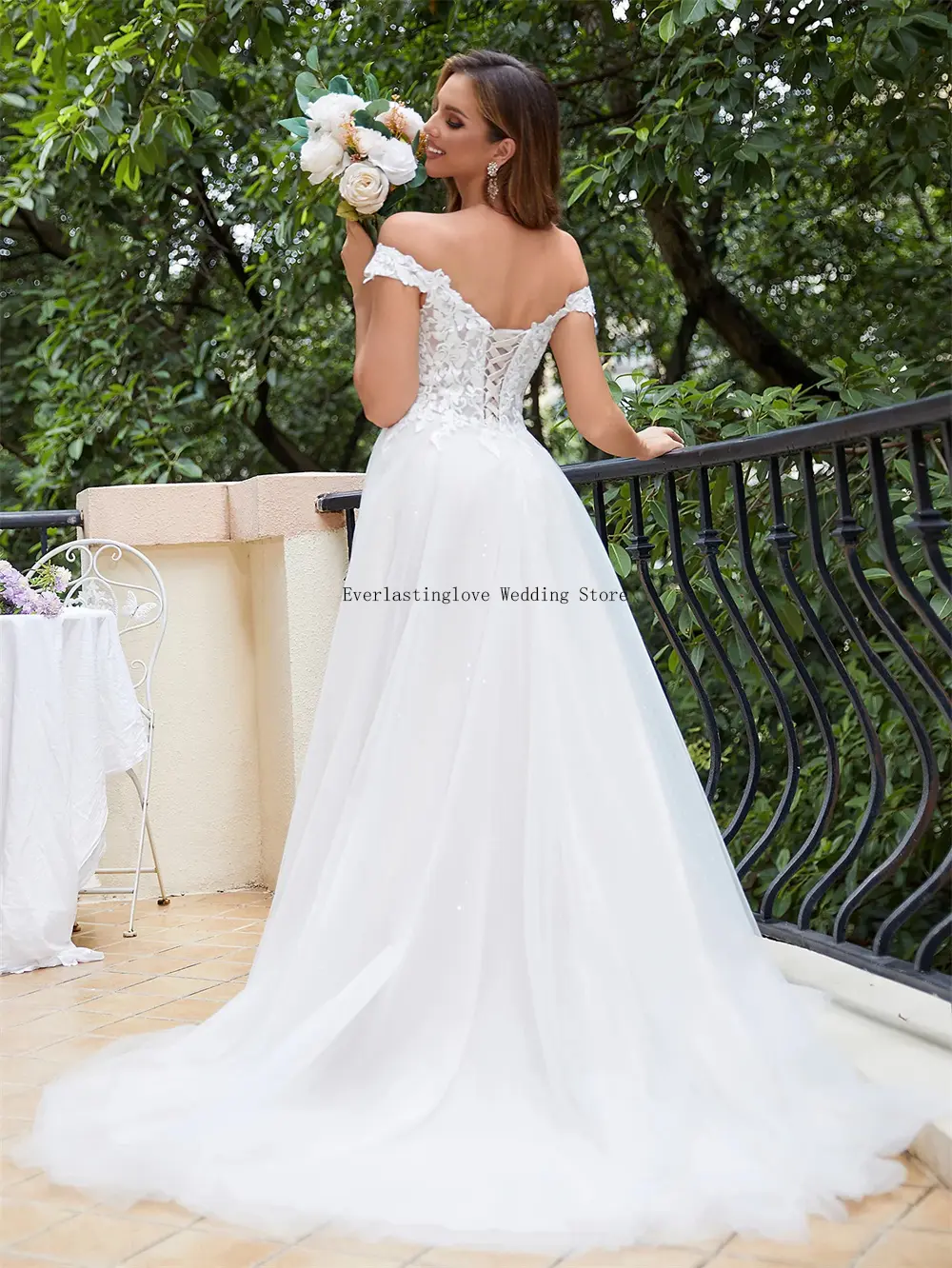 New Off The Shoulder Sweetheart Lace Applique A Line Wedding Dresses Bridal Grown 2025 Vestido De Noival