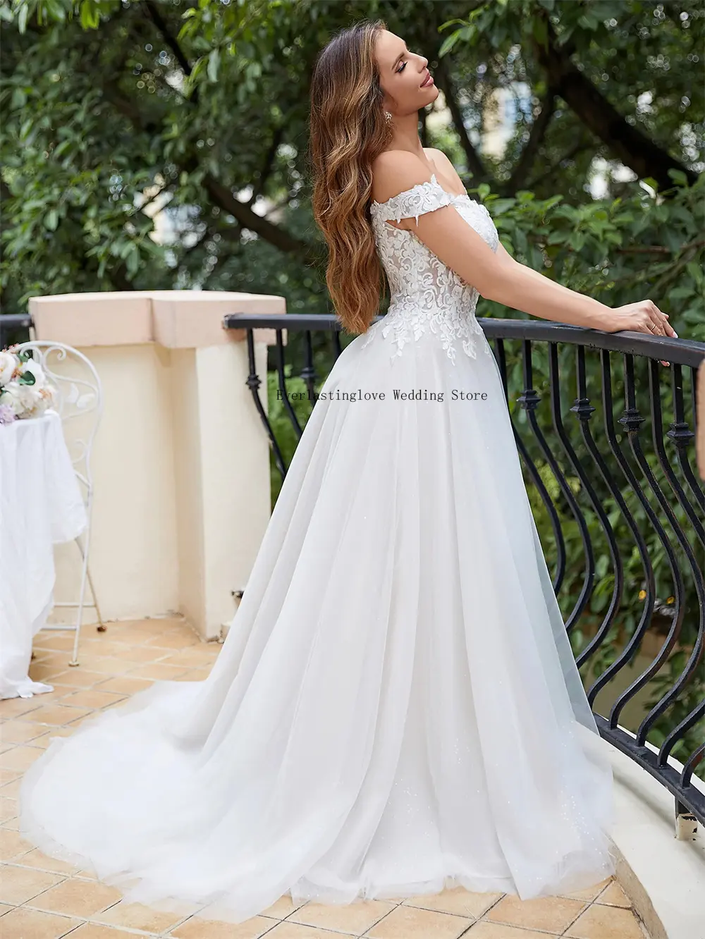 New Off The Shoulder Sweetheart Lace Applique A Line Wedding Dresses Bridal Grown 2025 Vestido De Noival