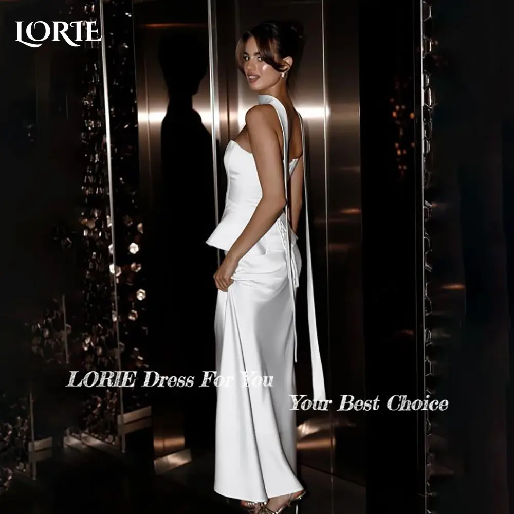 LORIE Corset Mermaid Wedding Dress Elegant Bobycon Two Pieces Strapless Bride Gown 2025 Customized Bride Dress vestidos de novia