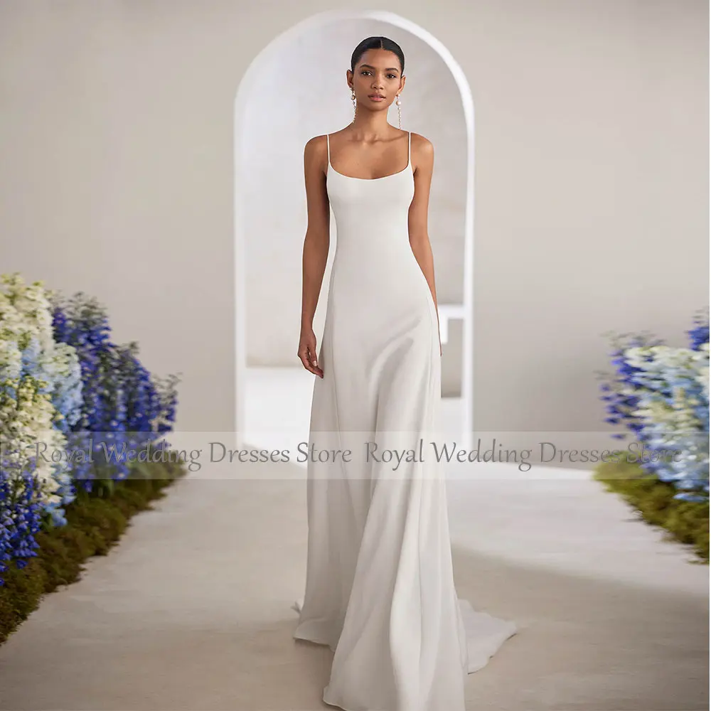 Two Piece Elegant  Wedding Dresses for Women Ivory Long Sleeves High Neck A Line Wedding Gowns Long  Simple Bridal Dress 2025