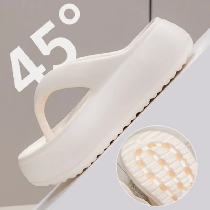 Popular Chunky Platform Clip Toe Sandals 2025 Women New Thick Bottom Slip On Silppers EVA Anti-odorant Sandalias De Mujer 5cm