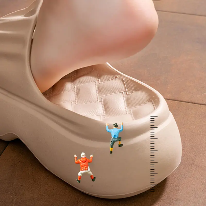 Chunky Platform Wedges Slippers Women 2025 Summer Indoor Outdoor Thick Bottom Sandals Woman Slides Light Non Slip Beach Shoes