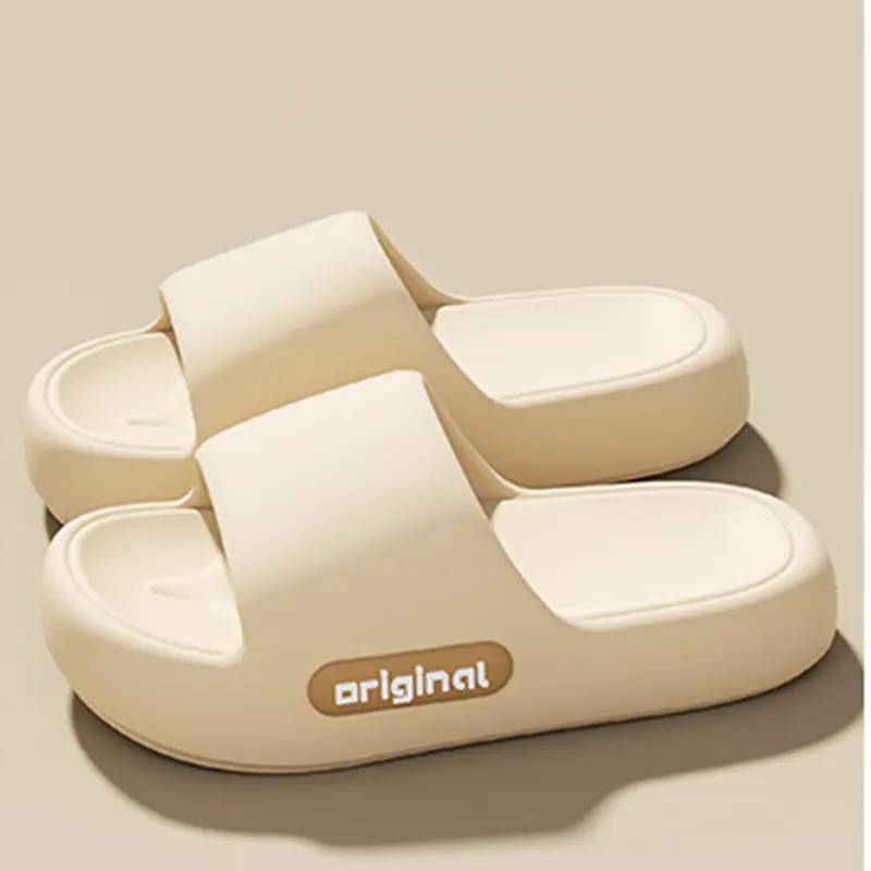 EVA Candy Color Women Thick Sole Home Slippers Summer Big Size Anti Slip Cloud Slides Ladies Soft Bottom Beach Flip Flops Woman