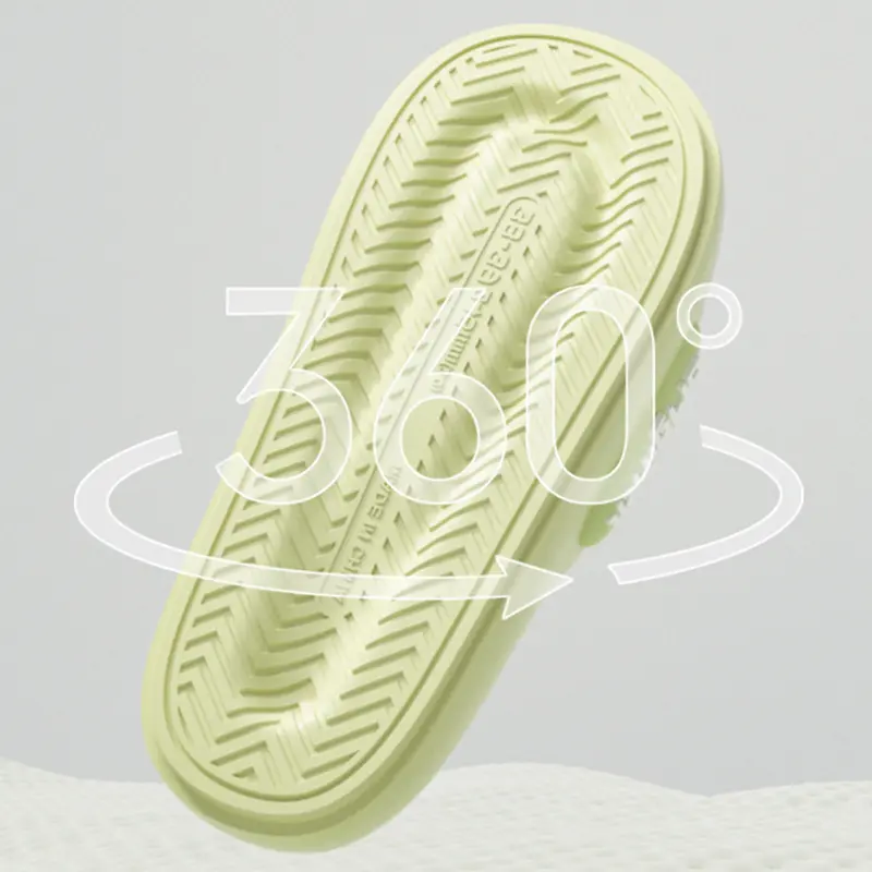 EVA Candy Color Women Thick Sole Home Slippers Summer Big Size Anti Slip Cloud Slides Ladies Soft Bottom Beach Flip Flops Woman