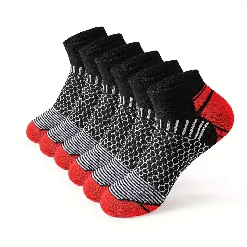 Breathable Men's Sports Socks 2025 Autumn Fashion Mix Color Cotton Basketball Outdoor Socks Absorb Sweat Stockings for Men