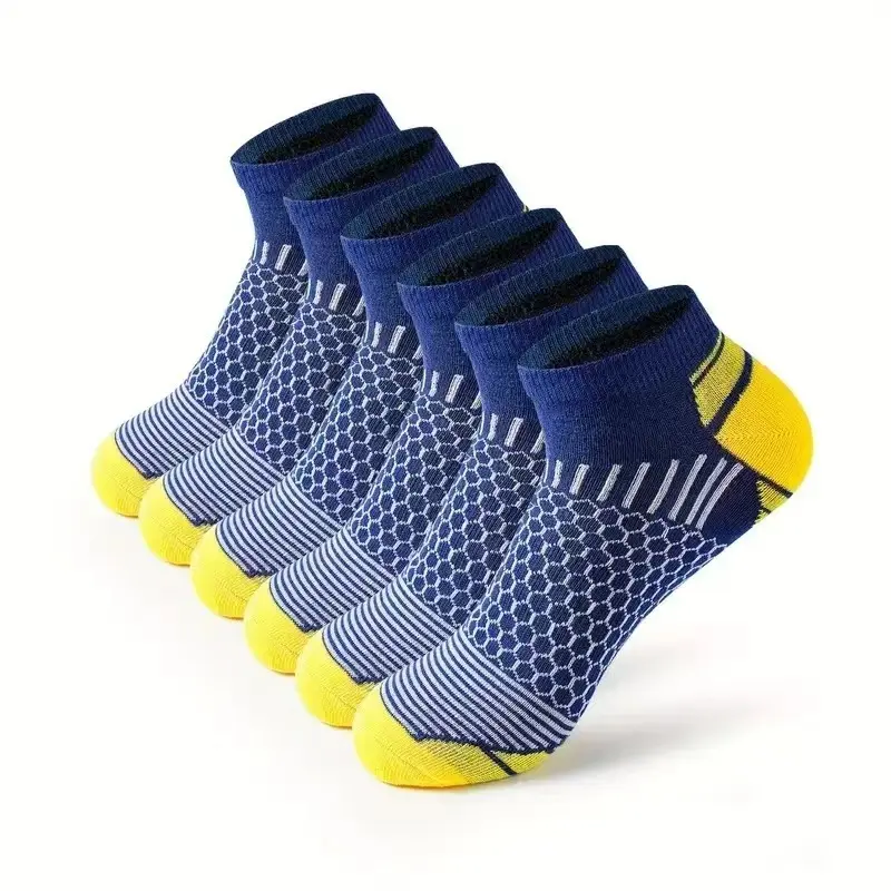 Breathable Men's Sports Socks 2025 Autumn Fashion Mix Color Cotton Basketball Outdoor Socks Absorb Sweat Stockings for Men