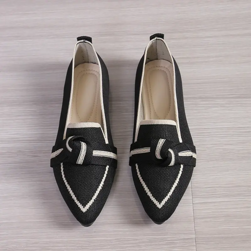 Women's Shoes Loafers Ballet Flats Pointed Toe Barefoot Slip-on Casual Low Heel Luxury Brand Woman Shoe New in Butterfly