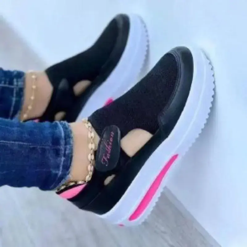 Red Sneakers Women Shoes Woman Tennis Canvas Shoe Female Casual  Ladies Sport Shoes Platform Sneaker Hollow Out Shoes