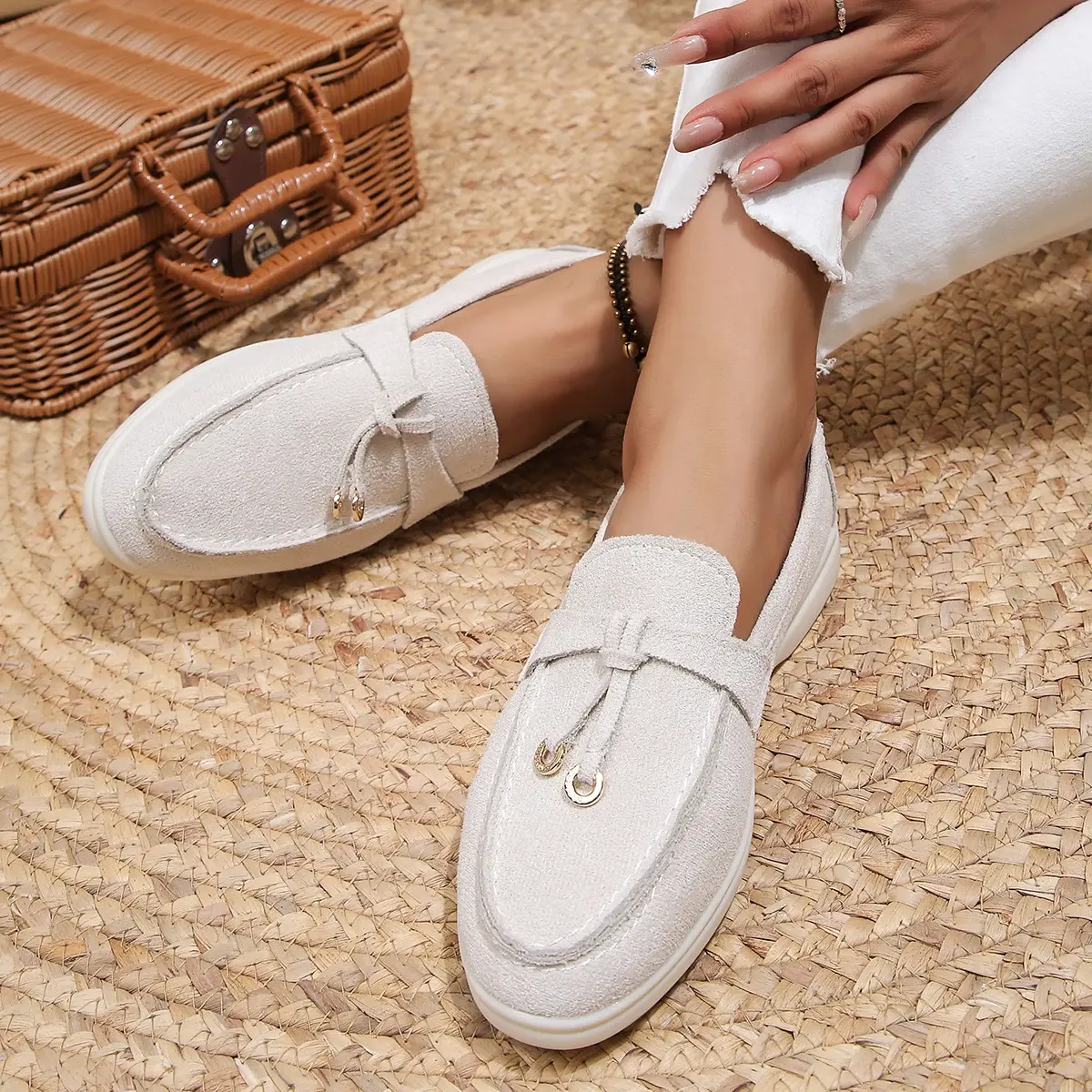 Woman Trend Women Loafers Slip on Ladies Flats High Quality Spring Autumn Casual Flat Single Shoe