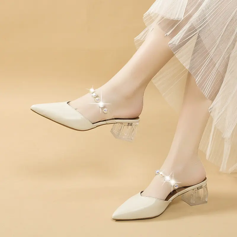 Women's Slippers Women 2024 New Summer Casual Transparent Fashion Slippers Wedges Shoes Ladies Platform Sandals