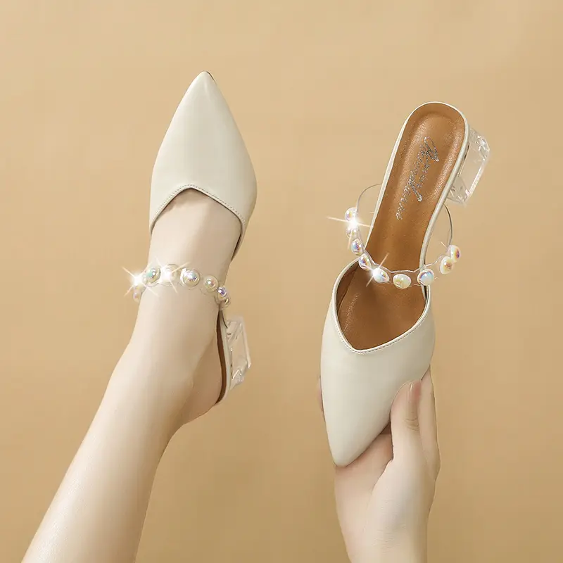 Women's Slippers Women 2024 New Summer Casual Transparent Fashion Slippers Wedges Shoes Ladies Platform Sandals
