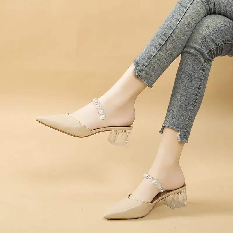 Women's Slippers Women 2024 New Summer Casual Transparent Fashion Slippers Wedges Shoes Ladies Platform Sandals