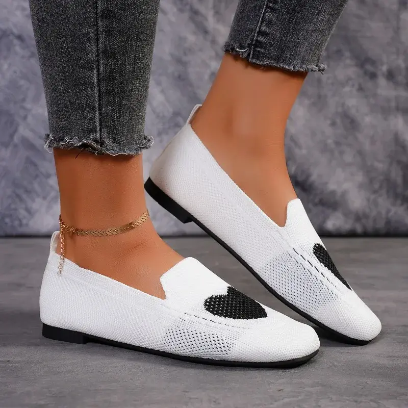 2024 New Summer Style Fashionable Comfortable and Versatile Casual Round-toe  and Wear-resistant Shallow Flat Shoes flats
