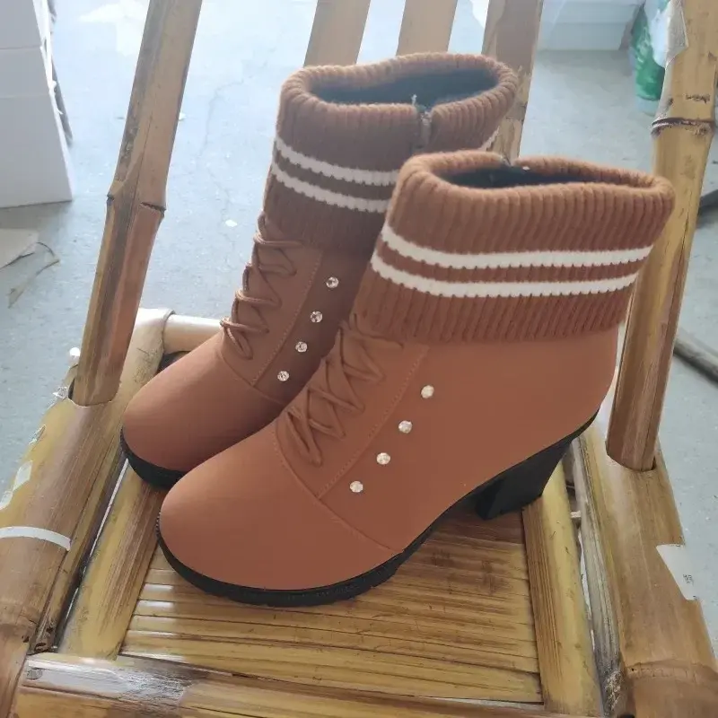 2024 Hot Fashion Women Winter Snow Boots keep Warm Boots Plush Ankle boot Snow Work Shoes Women's Outdoor Snow Boots