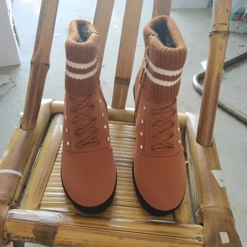 2024 Hot Fashion Women Winter Snow Boots keep Warm Boots Plush Ankle boot Snow Work Shoes Women's Outdoor Snow Boots