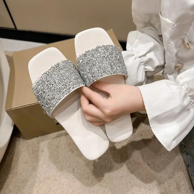 Women's Flat Sandals European American Fashion Lightweight Comfortable Casual Shoes Outdoor Vacation Beach Shoes